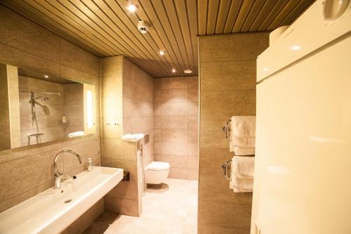 Bathroom, Hotelli Suomutunturi in Tonkopuro