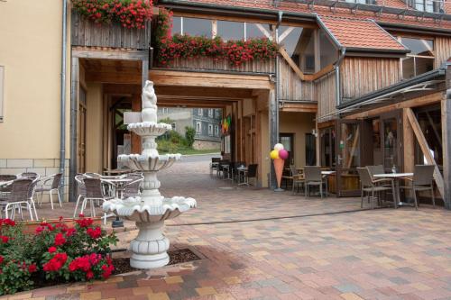 Viesnīcas āriene, Pension-Cafe-Libelle in Elxleben (Thuringia)