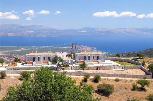  Raise Luxury Villas with a great sea view of Astros in Orini Meligou