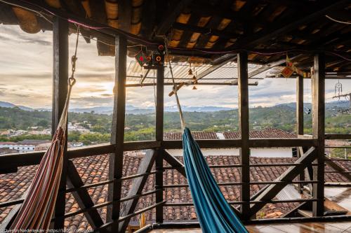 Erkély/terasz, Hostal Bambu in San Agustin
