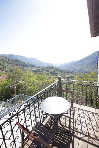 Erkély/terasz, Xenonas Orizontes in Dimitsana