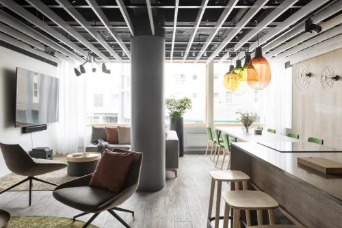 Shared lounge/TV area, Noli Sornainen in Vallila