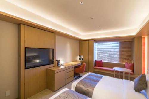 ANAクラウンプラザホテル京都 by IHG2 Single Beds Standard Electric Curtain