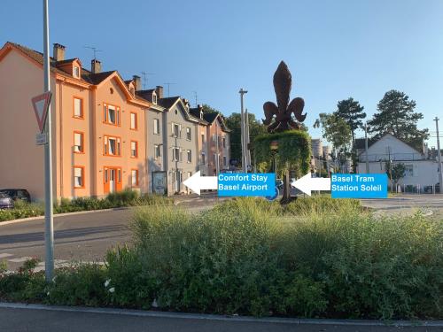 ทัศนียภาพภายนอกโรงแรม, อพาร์ตเมนต์ 1 ห้องนอน 1 ห้องน้ำส่วนตัว ขนาด 42 ตร.ม. – แซ็ง ลุยส์ (Comfort Stay Basel Airport RC46B) in แซงต์หลุยส์