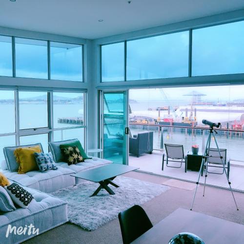 All New Lux Panoramic Sea-view Penthouse on Princes Wharf! The Heart of Auckland CBD! Free Parking!, Окленд (фото 10)