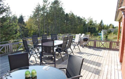 Balcony/terrace, Holiday Home Floravej Ebeltoft Iii in Vibaek Strand