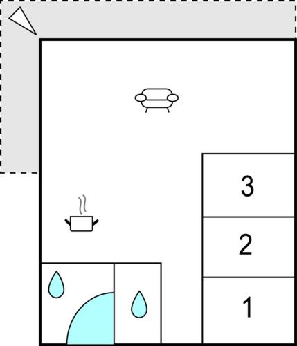 Floor plans, Holiday Home Kaninstien Væggerløse Vi in Idestrup
