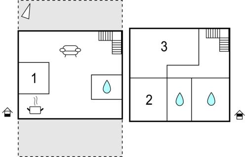 平面圖, Holiday Home Strandengen Juelsminde Denm in 尤爾斯明納鎮中心