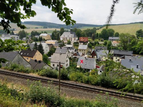 View, Ferienwohnung Bimmelbahn-Blick in Sehmatal