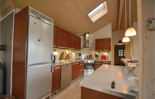 Kitchen, Holiday Home Mimosavej Ebeltoft Denm in Vibaek Strand