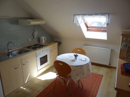 厨房, Ferienwohnungen Luttmann Ausblick pur in 巴德 皮尔蒙特