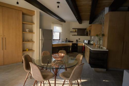 virtuve, Villa Toscana ValQuirico Lofts & Suites Hotel Boutique in Santa Rita Tlahuapan