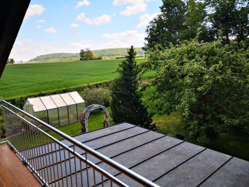 陽台/露台, Ferienwohnungen Maintal in 卡爾施塔特