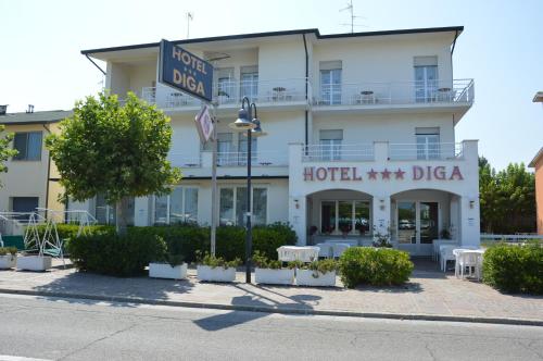 外部景觀, Hotel Diga in 拉雲納濱海