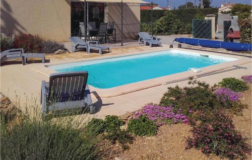 Nice home in Argeliers w/ Outdoor swimming pool, Outdoor swimming pool and 3 Bedrooms gîte à louer Parc du Haut-Languedoc
