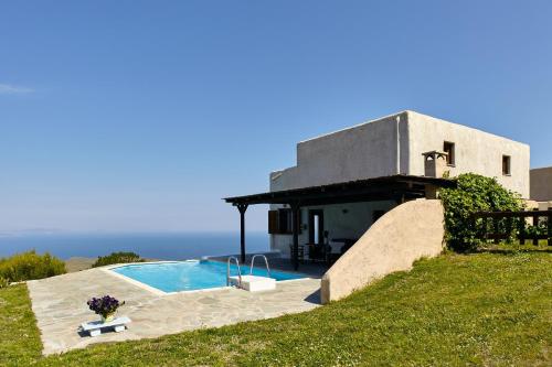 The Pool Garden House with a fantastic sea and sunset view