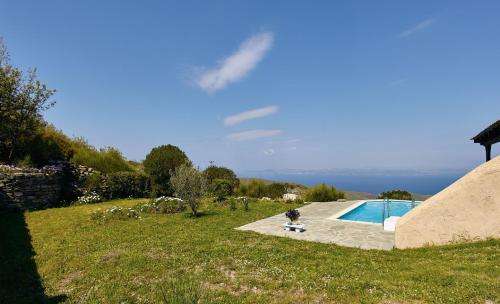 The Pool Garden House with a fantastic sea and sunset view