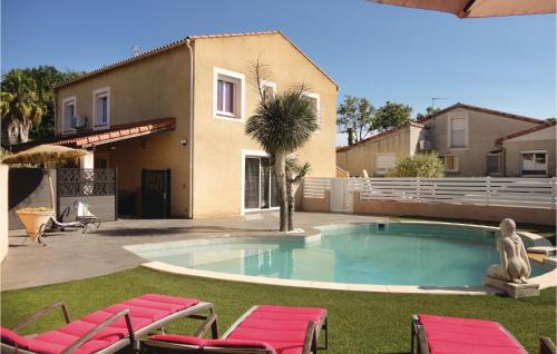 Beautiful home in St Jean de Vedas w/ Jacuzzi, Outdoor swimming pool and 4 Bedrooms gîte à louer Saint-Jean-de-Védas