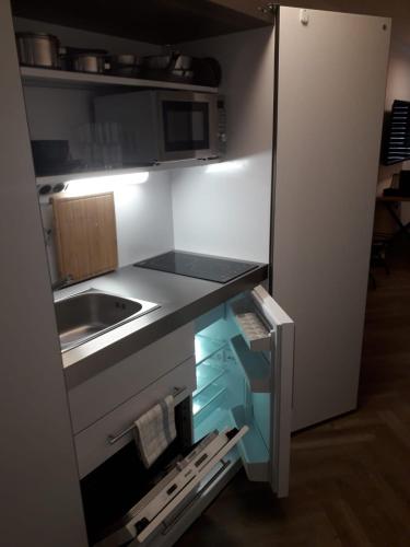 virtuve, Saminapark Aparthotel in Frastanz