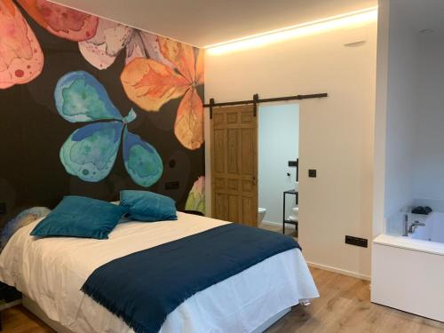 . Párpados, casa con jacuzzi para dos