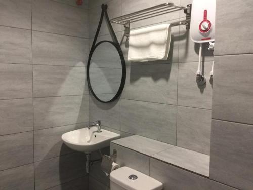 화장실, 어반 인 알로르 세타르 (Urban Inn Alor Setar) in 알로스타 / 알로르세타르