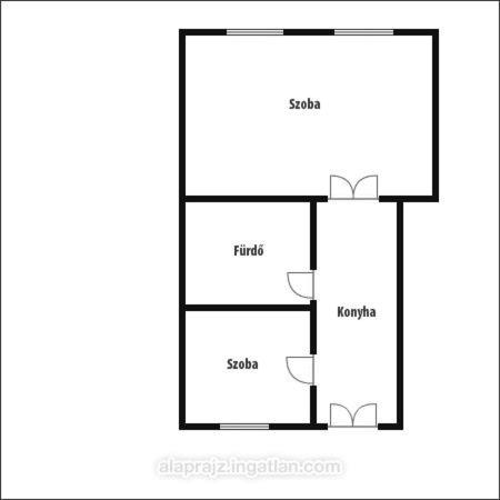  3 minutes walk from Deak Airport Bus stop in Budapest