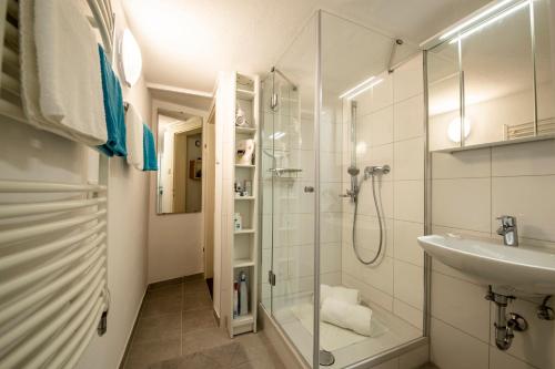 Bathroom, Ferienwohnung Marmorbruchweg in Kreuth