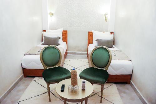 Riad Azra Marrakech Room Type - Twin Room with Private Bathroom