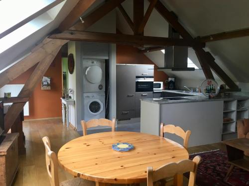 virtuve, Gîte Saint-Martin de la Fauvette (Gite Saint-Martin de la Fauvette) in Leuze-en-Hainaut