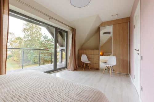 Balkons/terase, Zušu Villa (Zusu Villa) in Berzciems