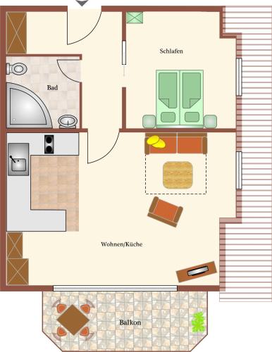 Haus Dunengluck Whg. 31 204m von Christian-Brütt-Weg entfernt