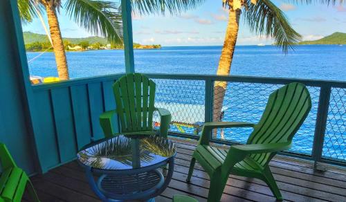 Balcony/terrace, Sunset Hill Lodge in Bora Bora Island