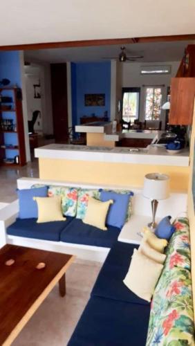 Beachfront double condo at La Sirena Akumal