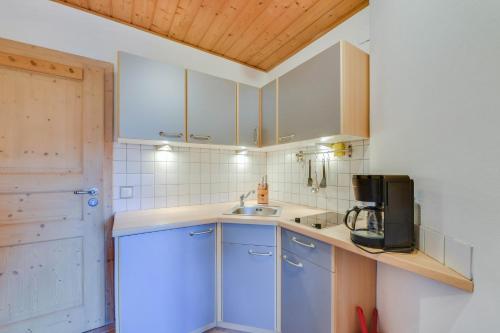 ห้องครัว, Jaudenhof - Apartment Schonbergalm in เลงกริส
