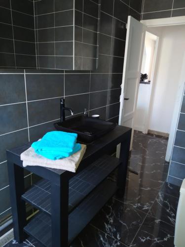 浴室, Bel appartement en plein coeur de ville in 勒克佐