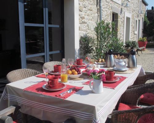 陽台/露台, 布蘭奇塞利住宿加早餐旅館 (La Blanchisserie) in 塞夫勒河畔聖洛朗