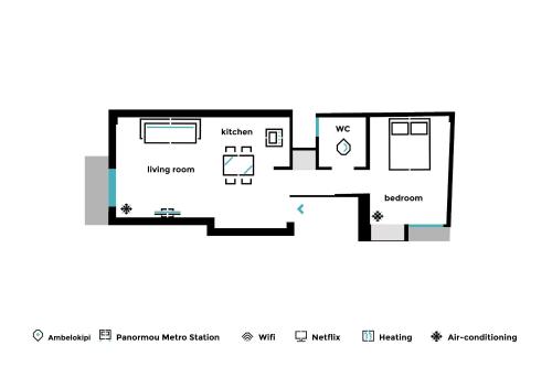 Urban & Cozy 1BD Apartment in Ampelokipoi Area by UPSTREET - image 5