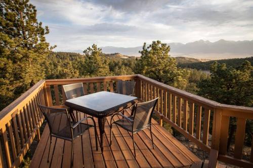 Balcony/terrace, Premium Retreat on 450 Acres w/ Greenhouse, Meditation Room & Labyrinth in Westcliffe