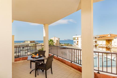 Balcony/terrace, Hotel Villa Piras in Alghero City Center