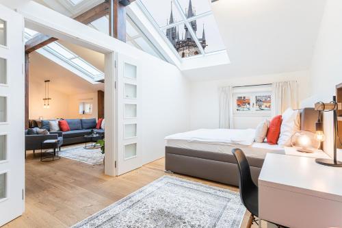 Loft On Old Town Sq Jacuzzi A C Fireplace 360 V Ew In Prague