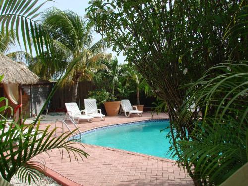泳池, 庫努庫別墅阿魯巴島熱帶花園公寓 (Cunucu Villas - Aruba Tropical Garden Apartments) in 奧拉涅斯塔德