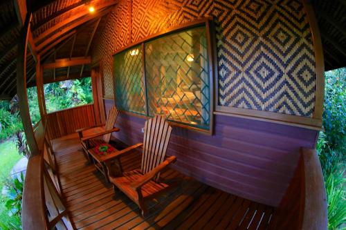 balcon/terrasse, Walindi Plantation Resort in Kimbe