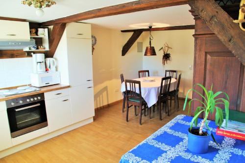 ห้องครัว, Müllers Hof Ferienwohnung/Pension (Mullers Hof Ferienwohnung/Pension) in เอมเมอร์ทาล