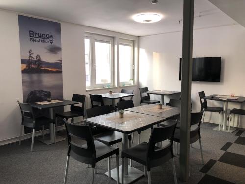 sala de TV, Brygga Gjestehus in Harstad