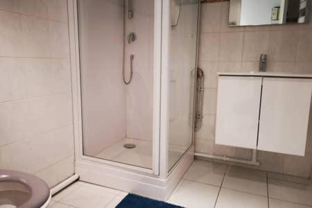 Bathroom, Charmant Studio meuble 30 min Paris, 5 min Evry, proche Aeroport Orly in Ris-Orangis