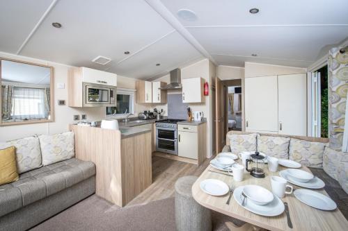 廚房, Combe Martin Beach Holiday Park in 庫姆馬丁