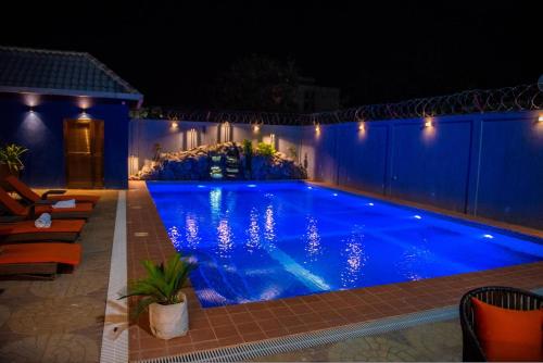 Swimming pool, Sonia Hotel in Ouagadougou