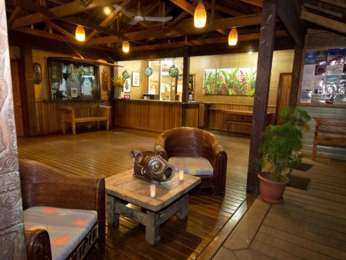 Lobby, Walindi Plantation Resort in Kimbe