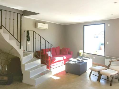 Appartement de 2 chambres avec wifi a Jonquieres