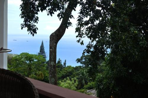 Studio with sea view furnished terrace and wifi at Mahe